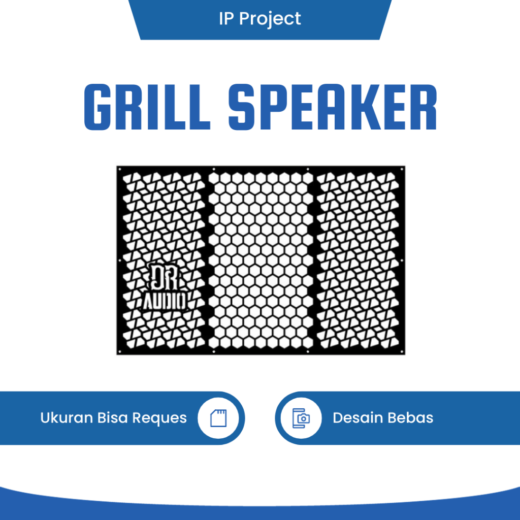 Grill Sound Box Speaker Miniatur Custom