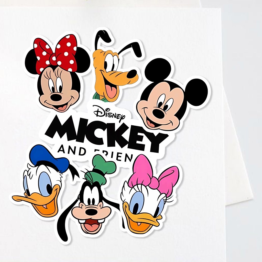 

Sticker Mickey And Friends Aesthetic Sticker Waterproof (7pcs)