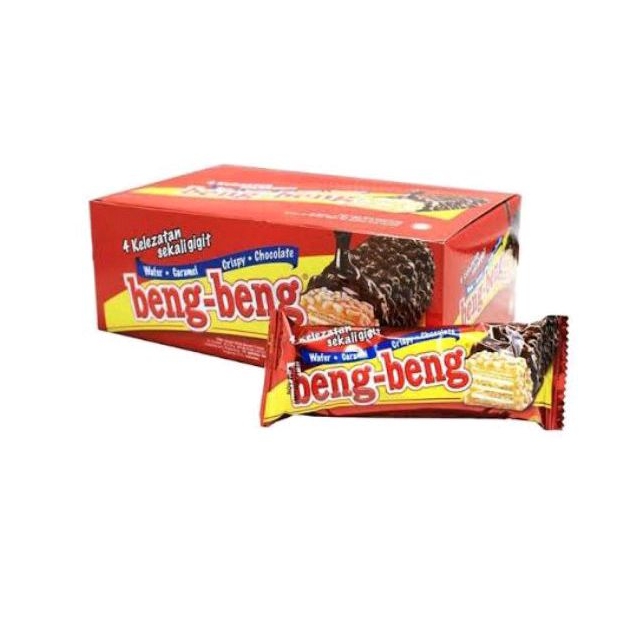 

WAFER BENG BENG COKLAT KEMESAAN TERBARU 1 BOX ISI 17 PCS