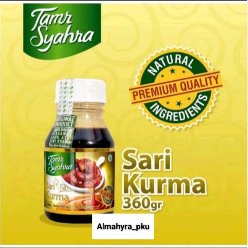 Sari Kurma TAMR SYAHRA Original 360gr