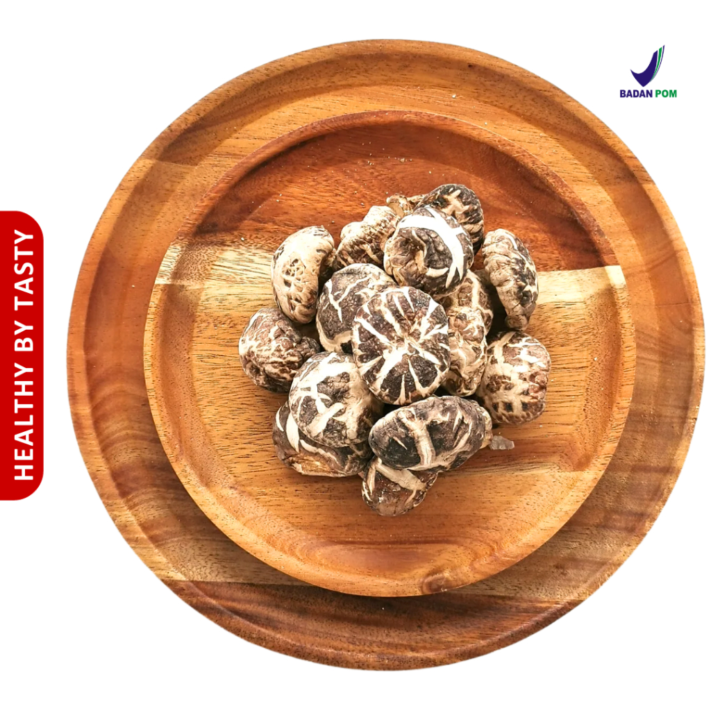 

Jamur Shitake Hioko Xiang Gu Fragrant Mushroom ukuran Kecil 100g