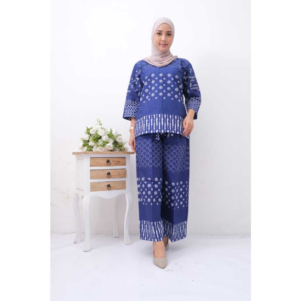 ONE SET SETELAN KULOT BATIK SOLO PRIMISIMA SRAGENAN PREMIUM