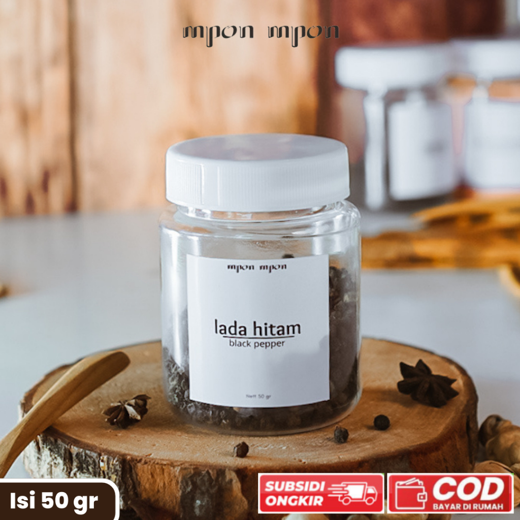 

Lada Hitam Bumbu Dapur Kualitas Premium Toples Isi 50 gr