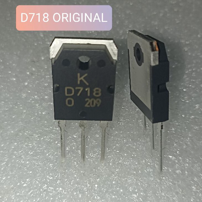 ➶⁎✶ TRANSISTOR D718 D 718 ORIGINAL