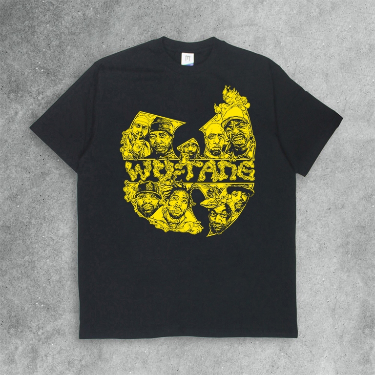 Kaos WU TANG CLAN Logo Tshirt Merchandise