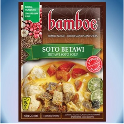 

Bumbu Bamboe Soto Betawi 65Gr