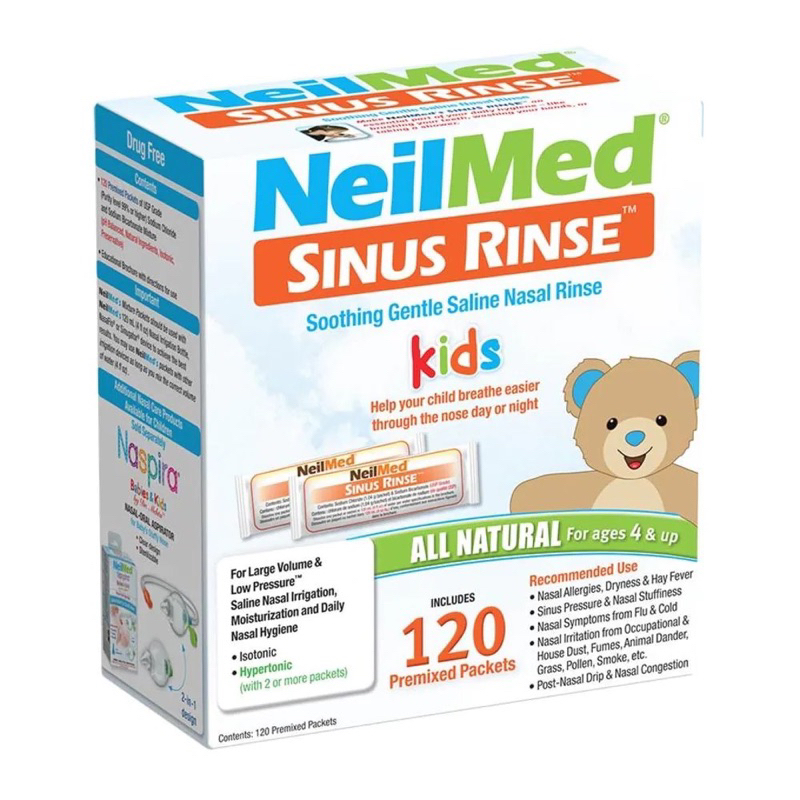 Neilmed Sinus Rinse Satuan / Cairan Irigasi NaCl untuk Semprot Hidung