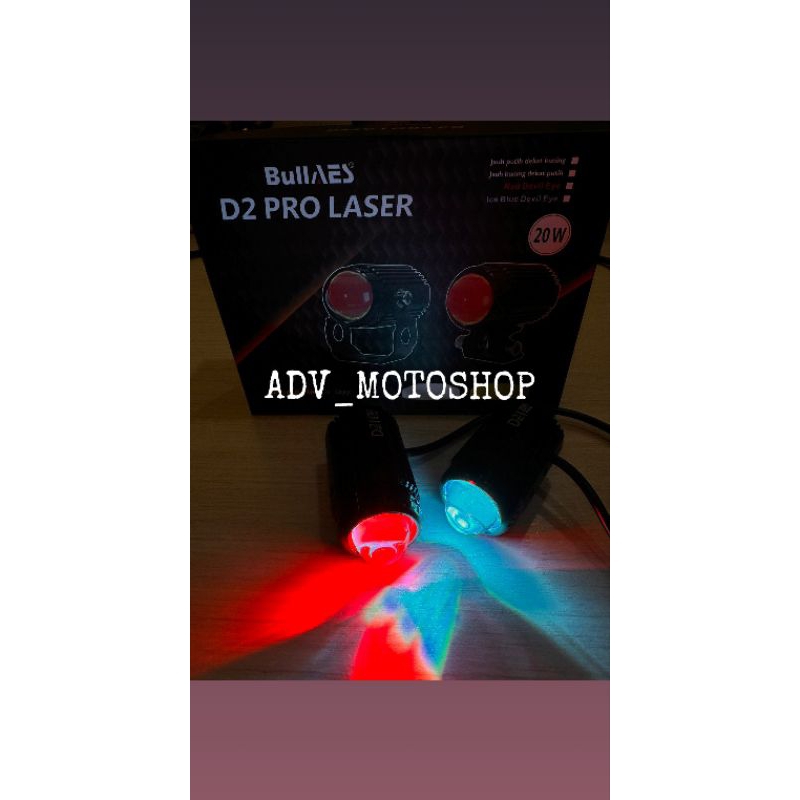 D2pro laser aes devil merah 20W
