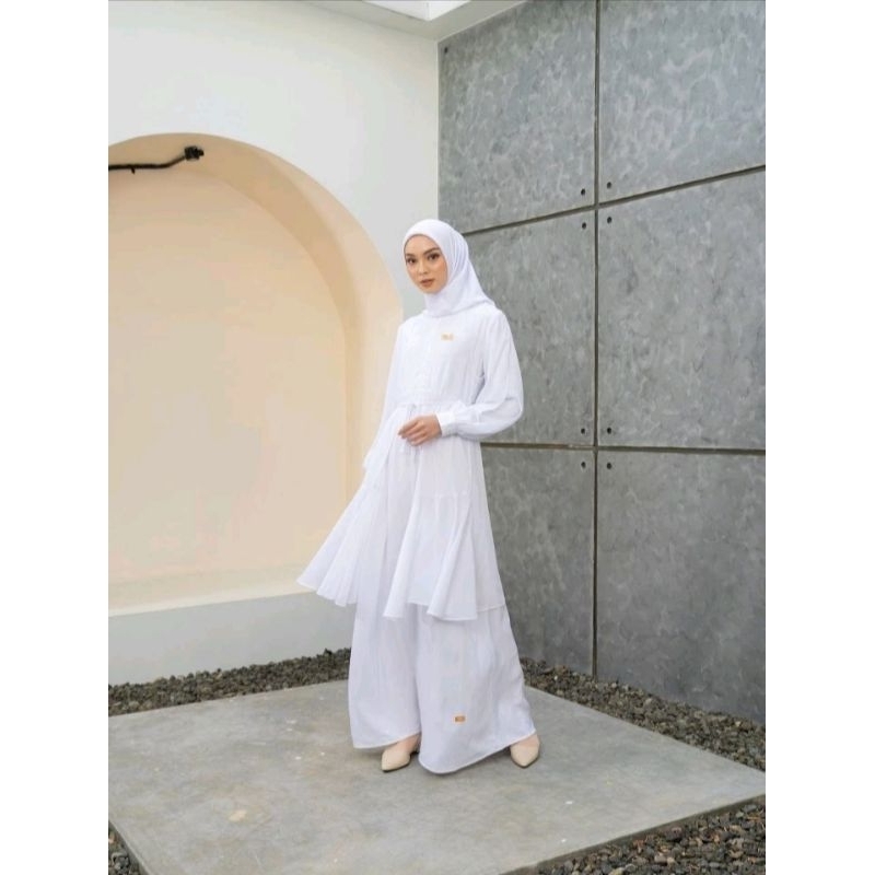 gamis putih nibras