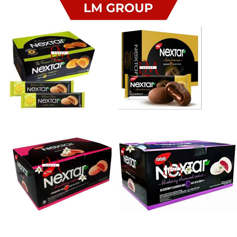 

Laris Nabati Nextar Nanas/Brownies/Strawberry/Blueberry 1 Box Isi 10 pcs @40gr Super Promo