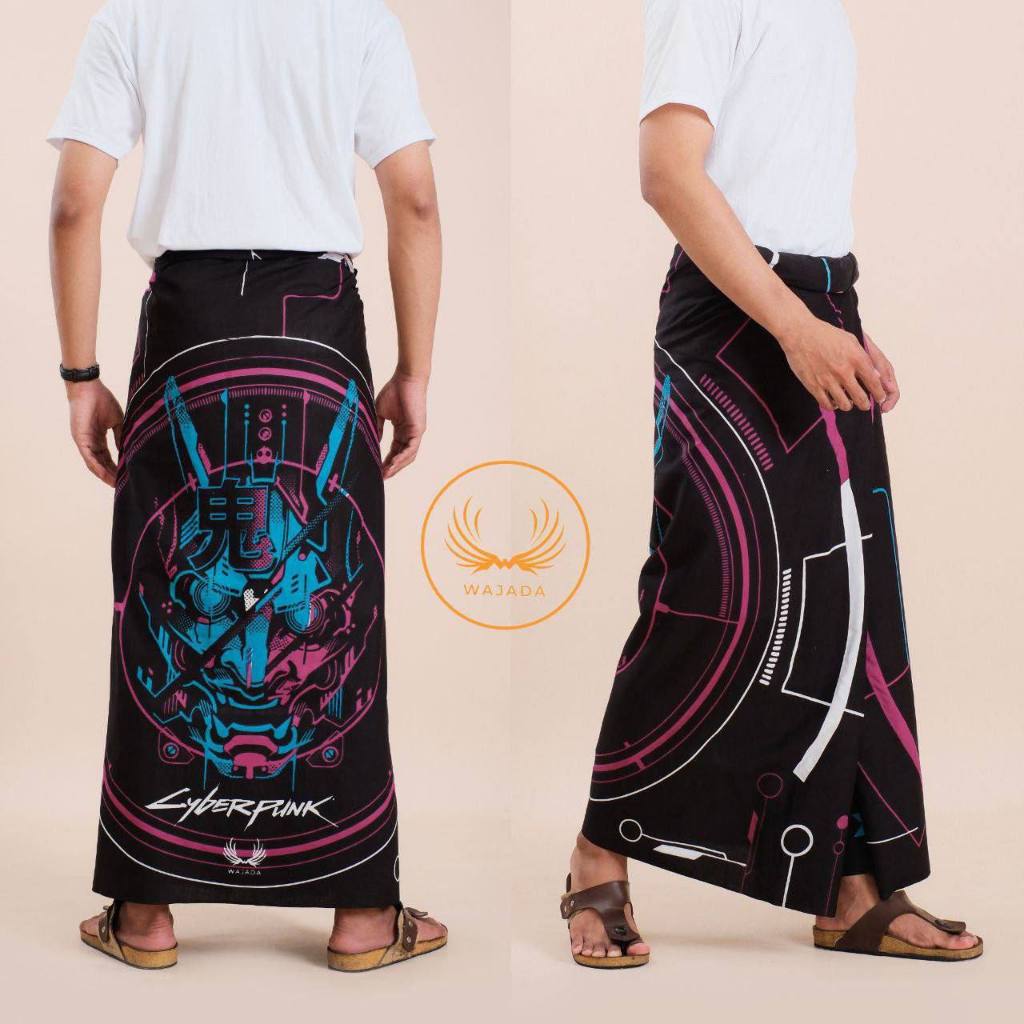 New Motif Sarung Motif Cyberpunk Murah Sarung Tretan Muslim Sarung One piece Sarung Anime Sarung Wib
