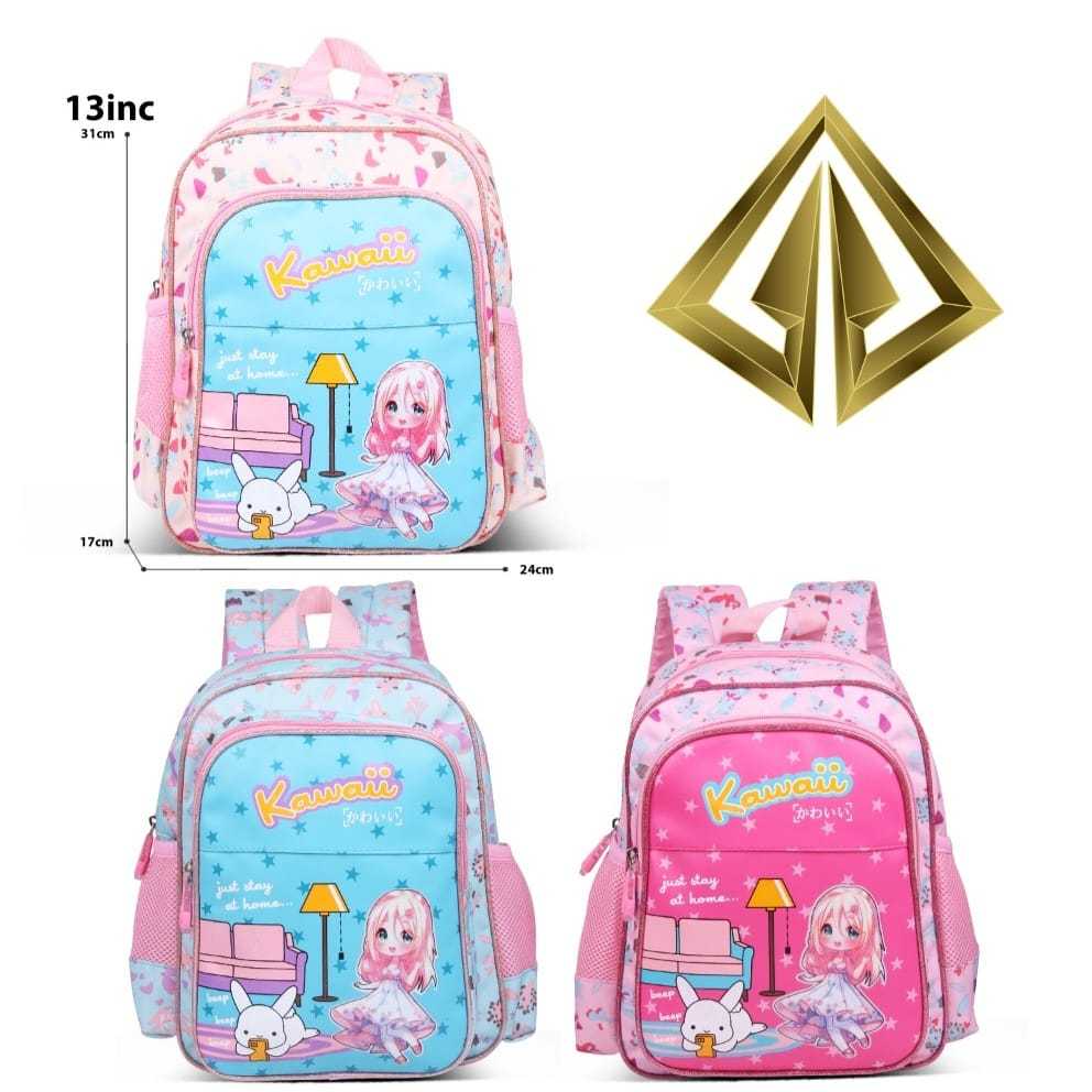 Tas Ransel Sekolah Anak Perempuan/Cewek Paud TK Alto Tas Punggung Tas Gendong Wanita