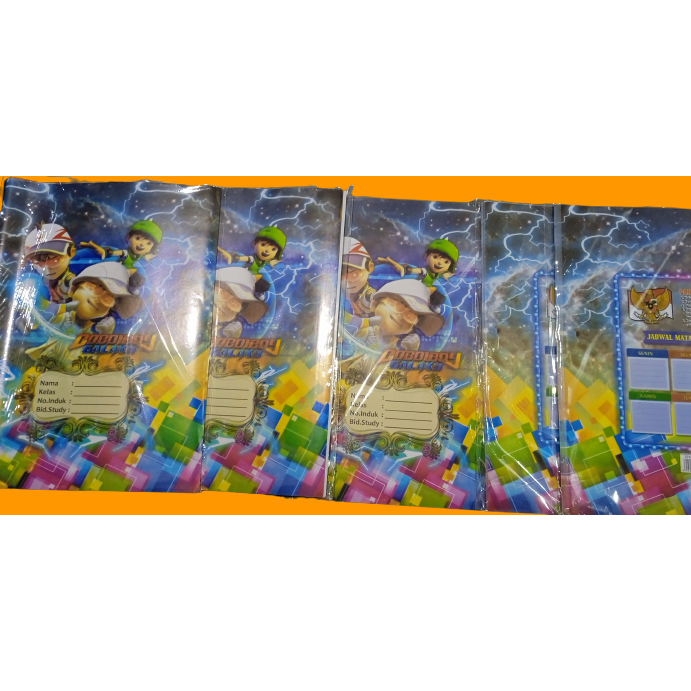 

Stok Banyak Sampul Buku Kwarto Karakter (CEWEK & COWOK)