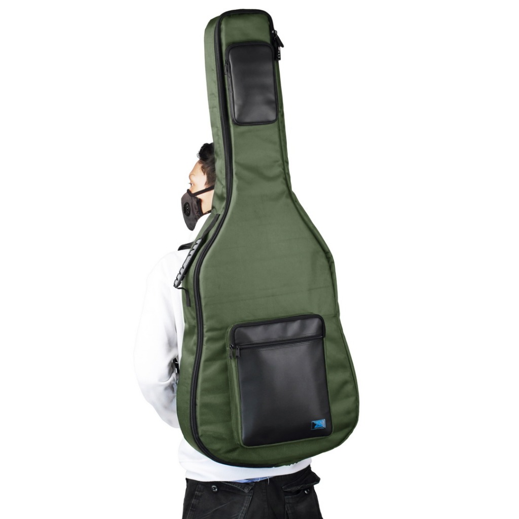 Zorc - Valt | Tas Gitar Akustik | Softcase Yamaha APX 500ii, 600, 700 | Gigbag Acoustic Bass Green