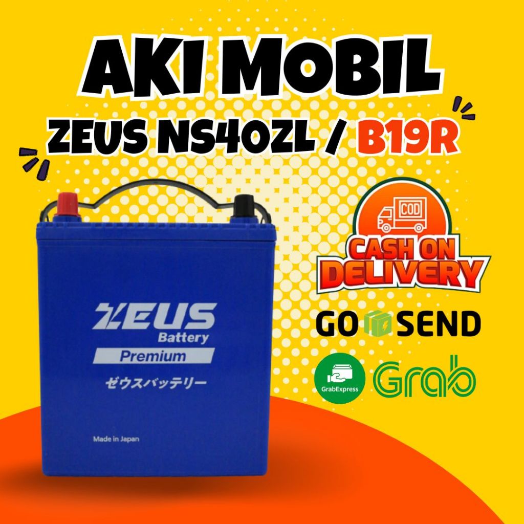 Aki Mobil Suzuki Vitara (1992-1995), Escudo (1993) Zeus NS40Z Kering