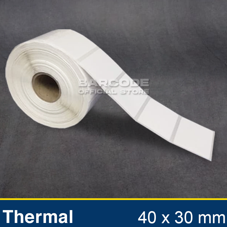 

CWKX5336 COD Label Thermal 40x30mm 40x30 mm 40 x 30 Kertas Sticker Receipt Printer Barcode 1 Line
