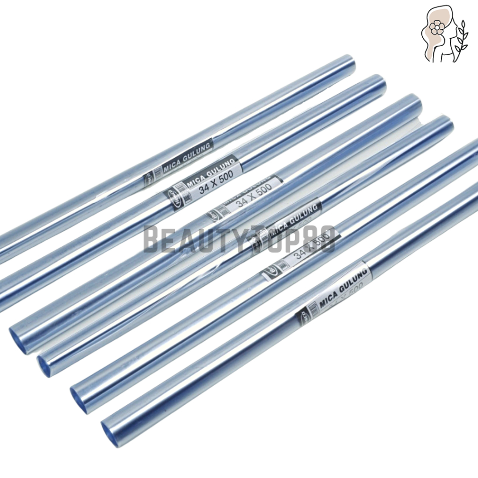 

#Sale Sampul Buku Mika Roll Gulung Pendek / Plastik Book Cover 34 x 500 cm