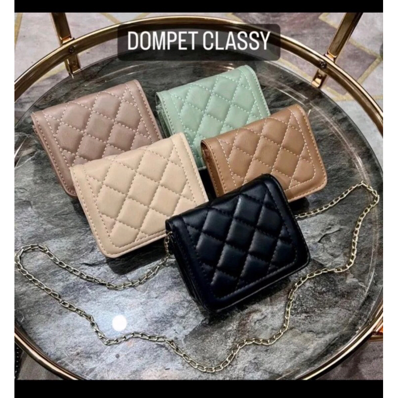 Dompet Ayyi Wallet Wanita / Dompet Selempang Wanita Tali Rantai