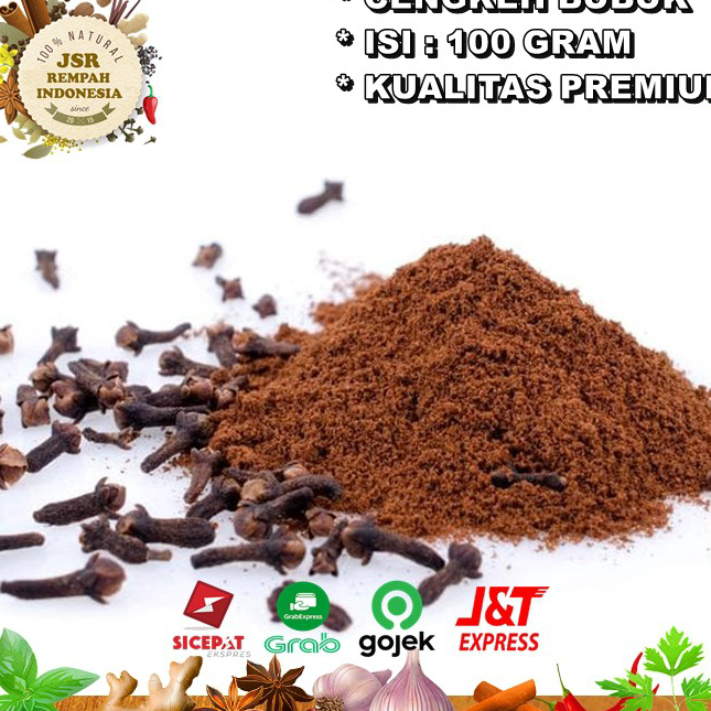 

Murah Banget Cengkeh Bubuk Rempah Herbal Bumbu Dapur isi 100 gram Asli 100% Cloves Dijual Murah