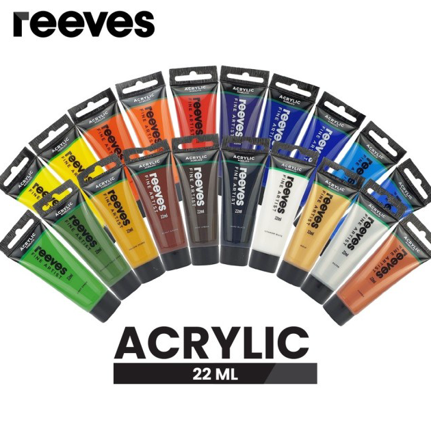 

Terbaru Cat Akrilik Reeves Artists 22ml Acrylic Color Paint Best Seller