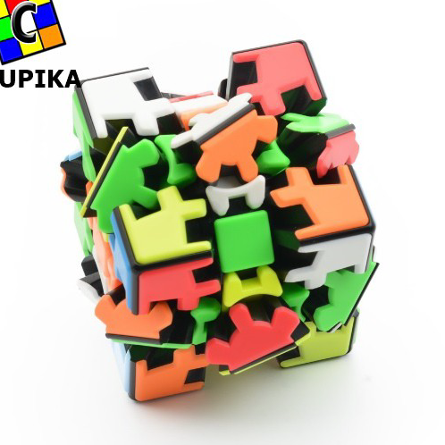 ➯⁂✯ Rubik 3x3 Gear Lefun V2 Sclupture Timbul Magic Cube