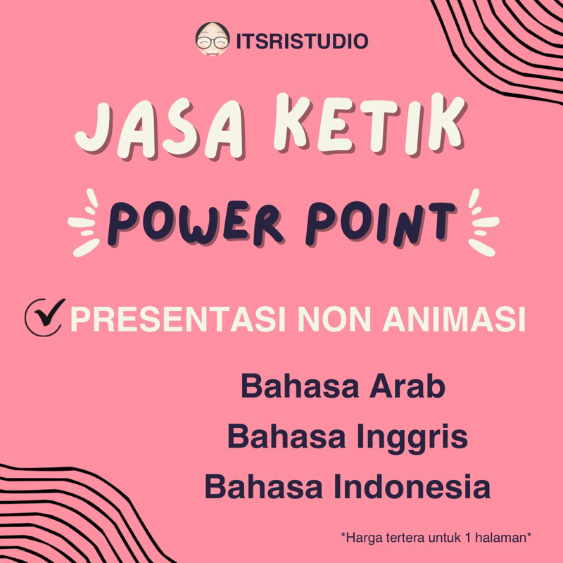 Jasa Ketik MS Powerpoint / PPT (Arab Gundul/Harakat, Inggris, Indonesia)