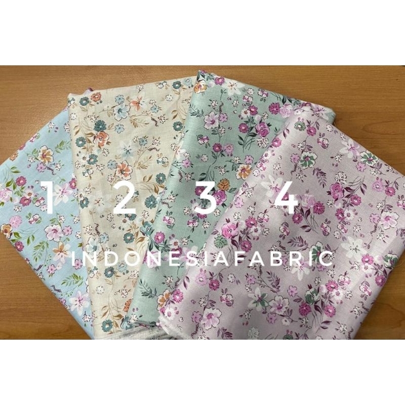 Kain Katun Jepang motif KJ396 tokai senko japan design bahan gamis tunik mukena kemeja seragam craft