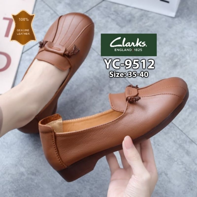 Sepatu Kulit Sepatu Wanita Sepatu Loafer YC-9512
