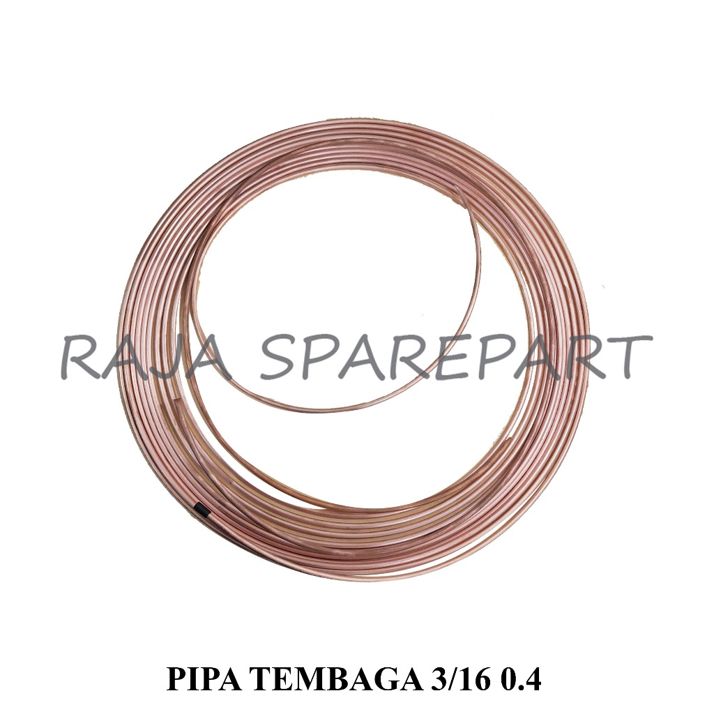 ROLL3/16 PIPA TEMBAGA/PIPA TEMBAGA 3/16 0.4 (HARGA UNTUK 1 ROLL 15 METER)