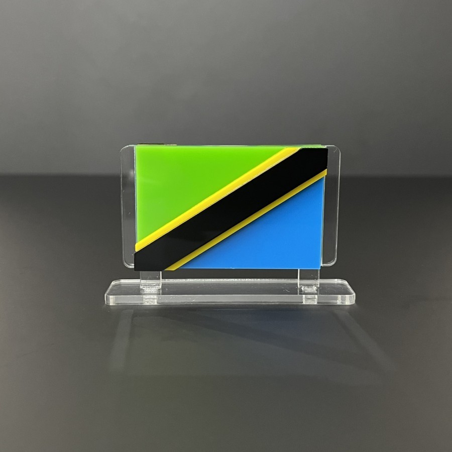 Bendera Meja Negara Tanzania Bendera Tanzania Timbul MURAH