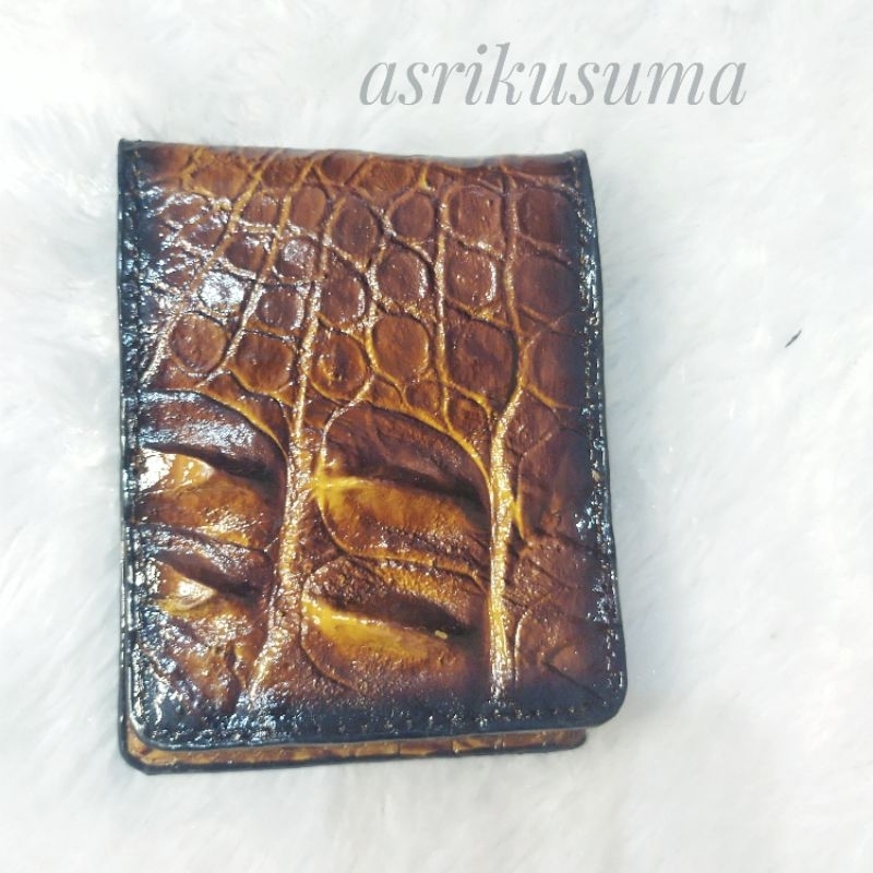 TERMURAH Dompet kulit Buaya asli Papua Merauke