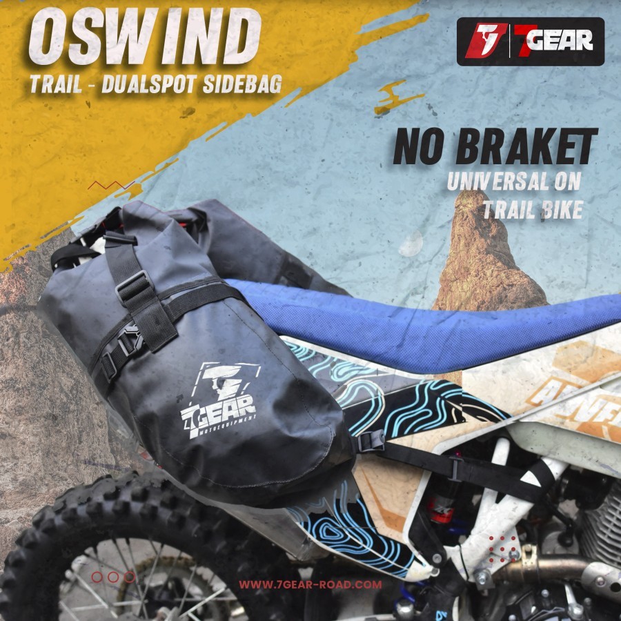 OSWIND SIDEBAG 7GEAR WATERPROOF TAS SAMPING MOTOR TRAIL