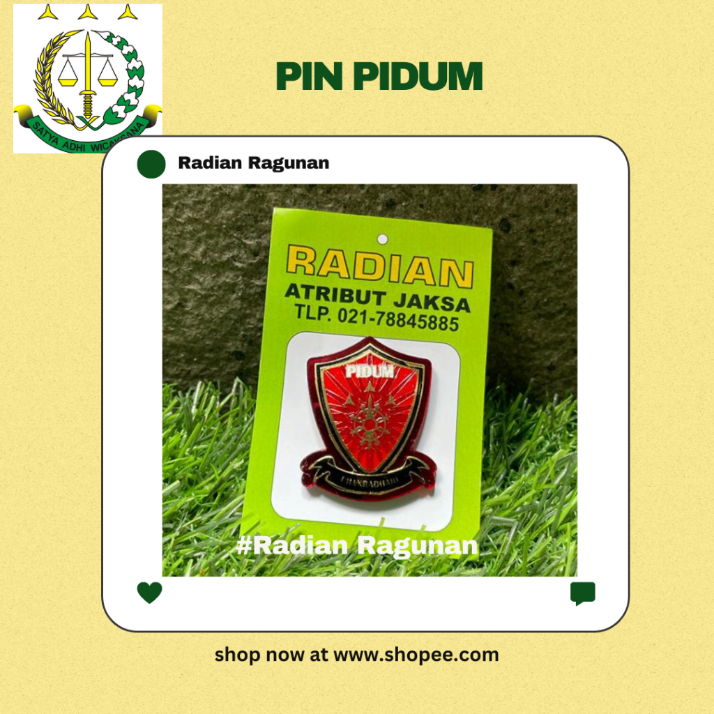 PIN PIDUM JAKSA | KEJAKSAAN RI
