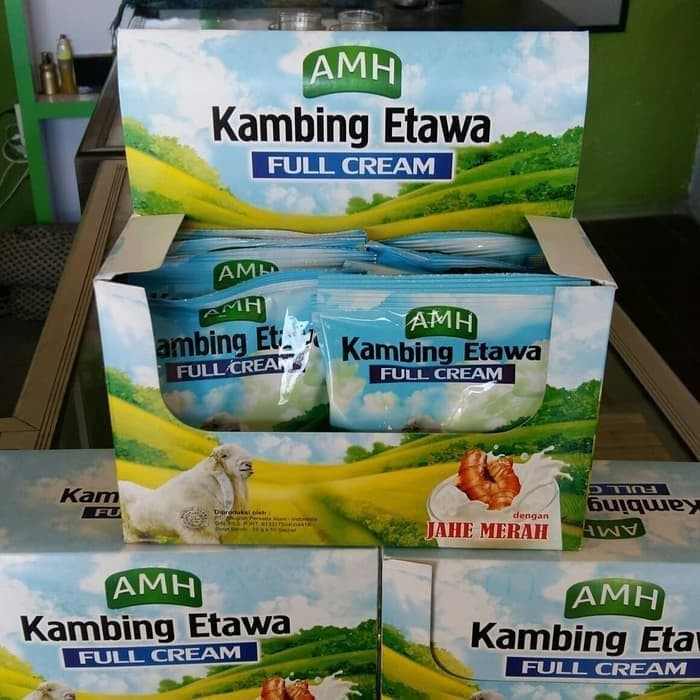 

Susu Kambing Etawa AMH Plus Jahe Merah Original - 10 Sachet