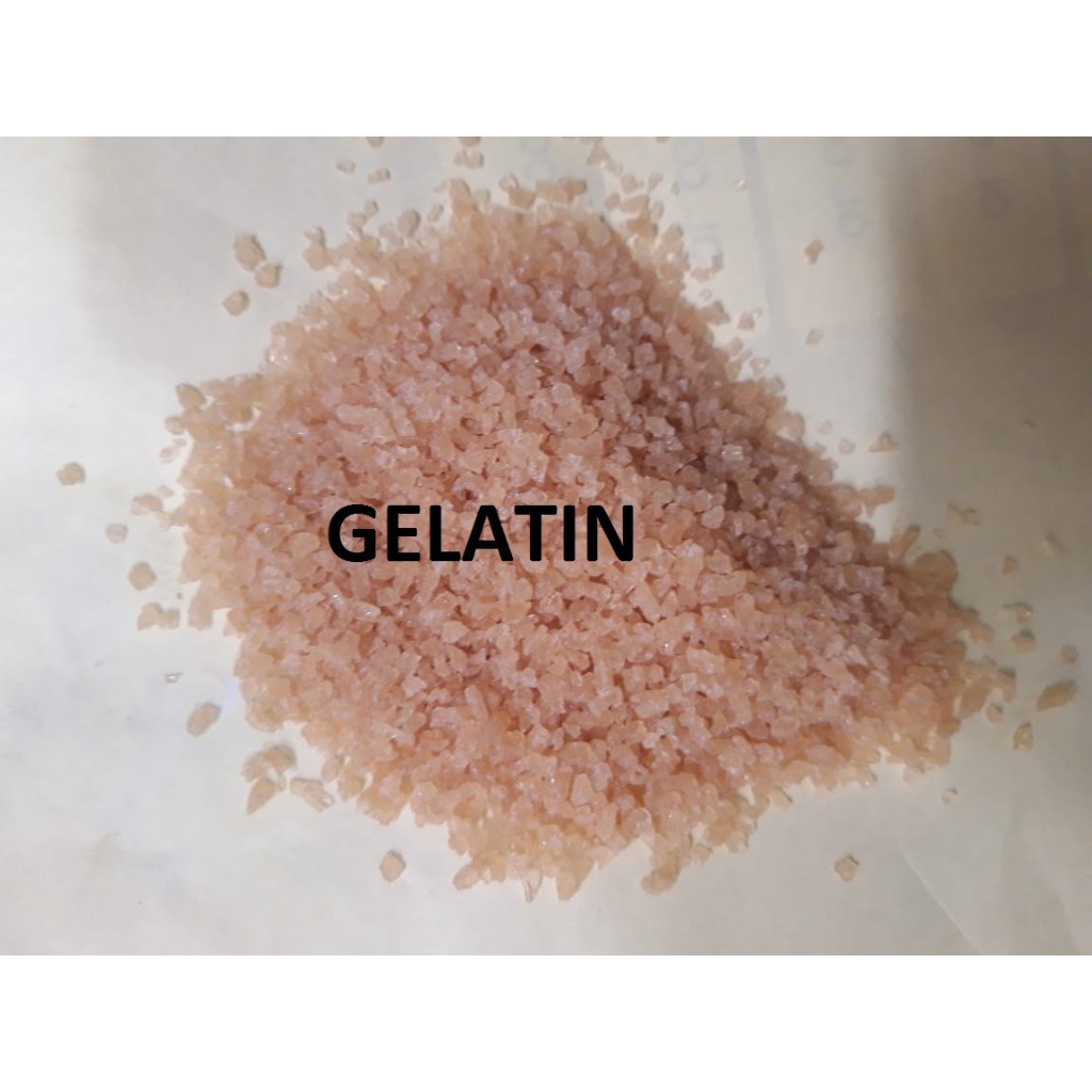 

GELATIN / GELATINE / GELATIN PEARL / GELATIN SAPI - 100 GRAM