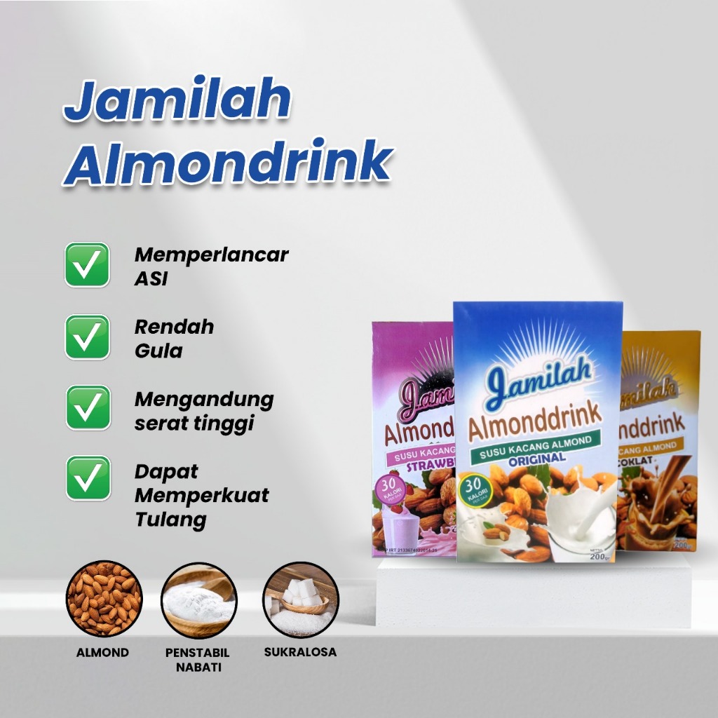 

Susu Almond / Susu Almonddrink / Jamilah Almonddrink / Susu Kacang Almond