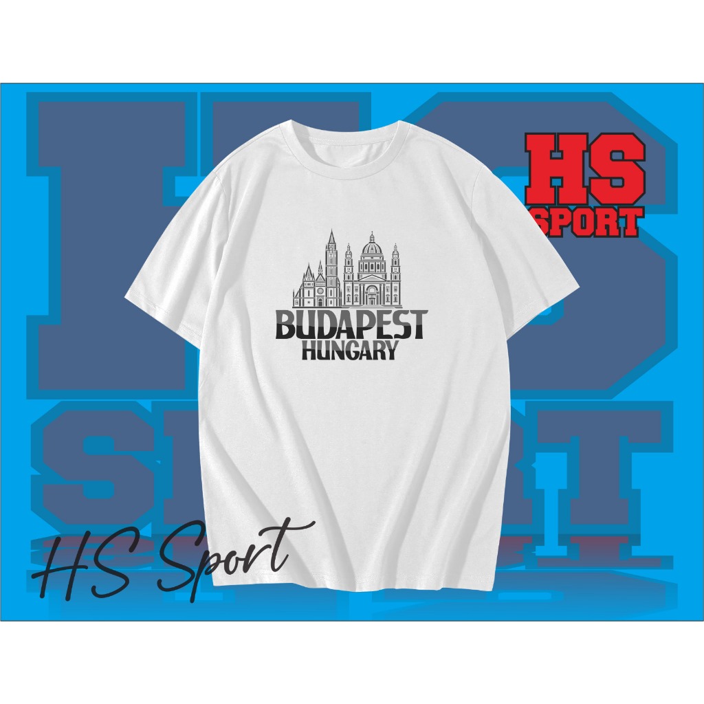 KAOS BUDAPEST HUNGARY - BAJU HUNGARY - BAJU BUDAPEST - SOUVENIR BUDAPEST HUNGARIA TYPE 2