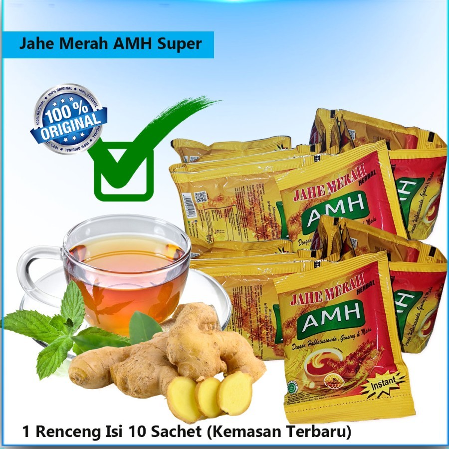 

Jahe Merah AMH Super 1 Renceng Isi 10Sachet