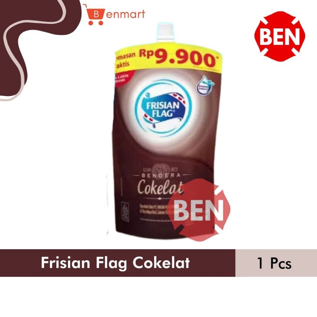 

Frisian Flag Susu Bendera Kental Manis COKELAT Pouch 260g 260gr 260 g gr Chocolate