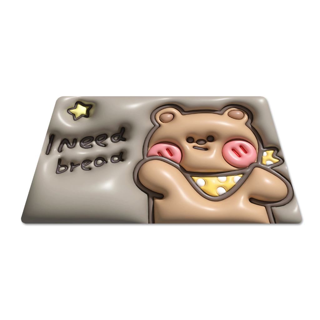 Keset Motif 3D Karakter Kartun Ukuran 80cm x 50cm Keset Diatomite Anti Slip Keset Batu Kualitas Prem