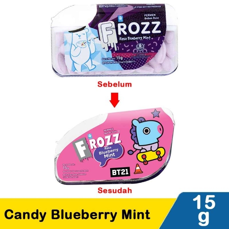 

Frozz Candy Blueberry Mint 15G