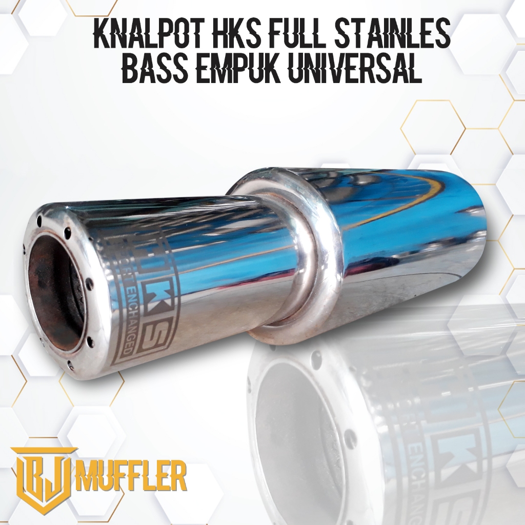 HKS knalpot Mobil Racing Universal Full Stainles Bass Empuk