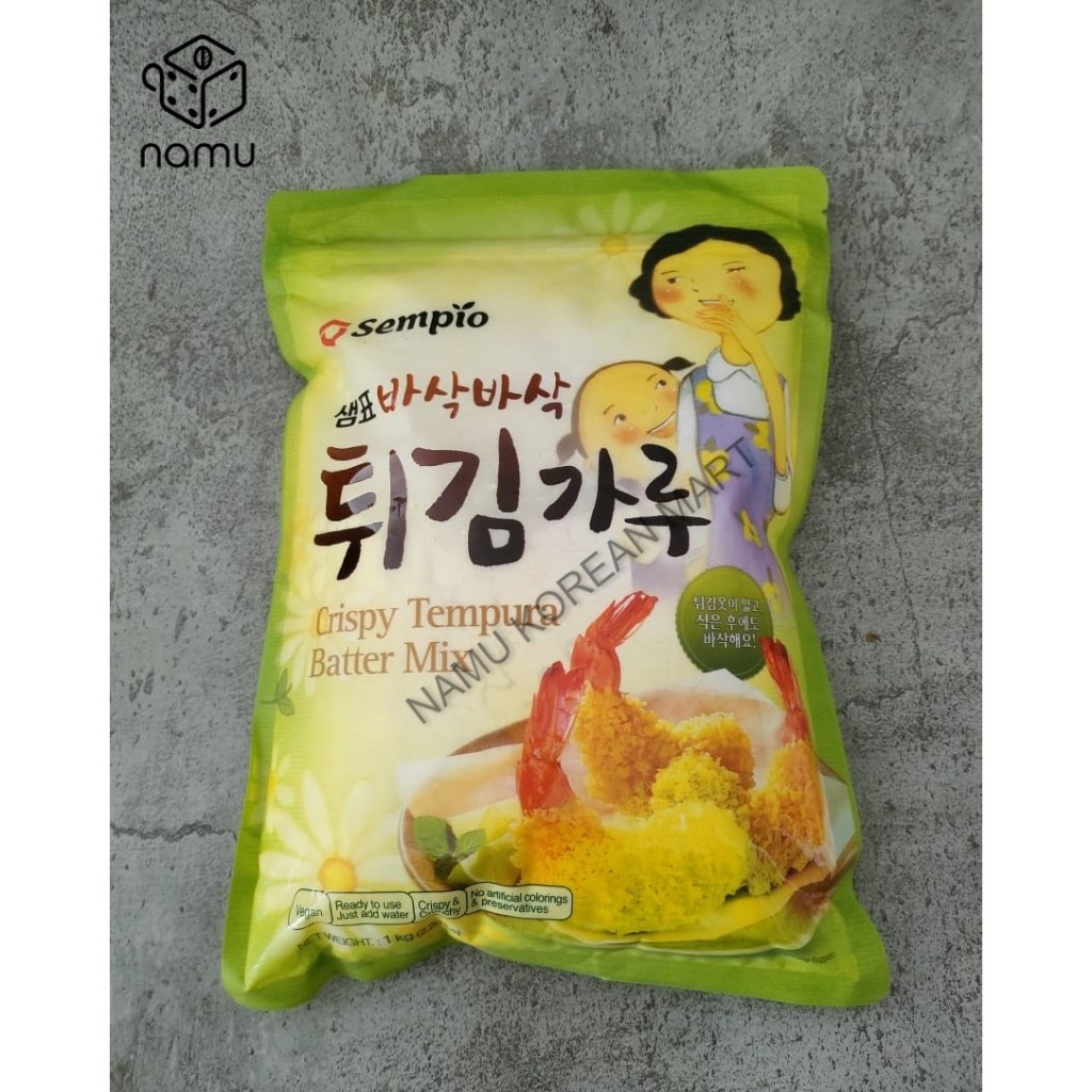 

Sempio Crispy Tempura Batter Mix 1kg / Tepung Tempura Renyah / Tempura Batter / Bahan Masak / Tepung Korea