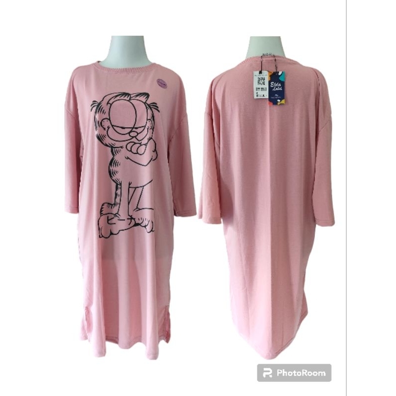 ELDA LABEL DRESS OVERSIZE LENGAN ⅞ ORIGINAL