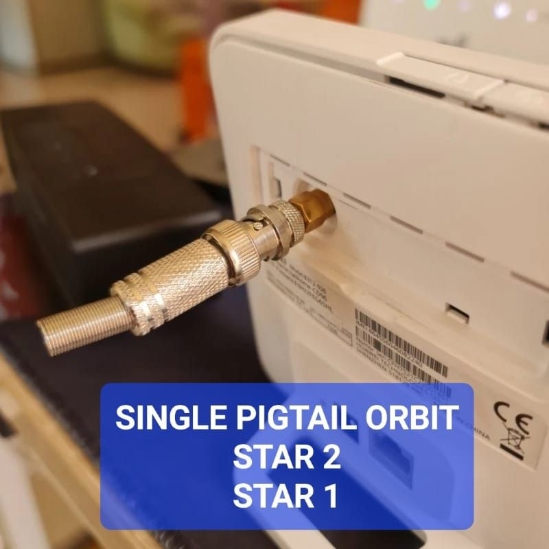 Konektor Kabel Antena Single Pigtail Orbit Star2 Star 2 Star1 Huawei B312 B320