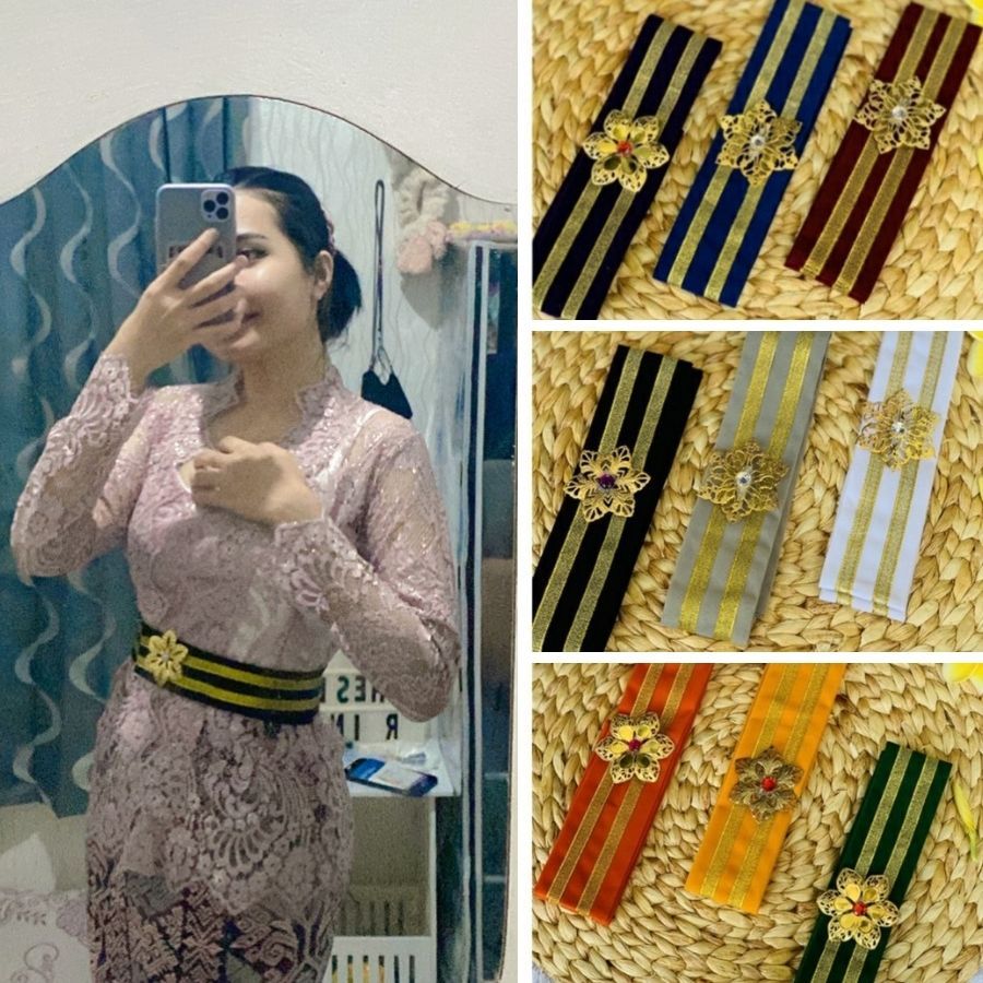 ✅ Obi - Ikat Pinggang Wanita Free Bros//OBI BLUDRU Obi Kebaya Bali/Ikat Pinggang Kebaya