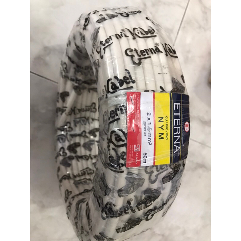 Eterna / SUPREME Kabel NYM 2x1,5mm PER-1 Meter