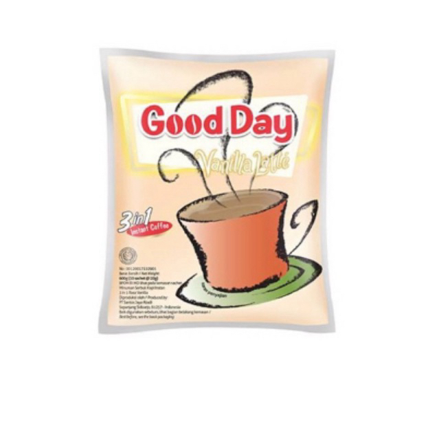 

good day vanilla latte isi 30 sachet 20g