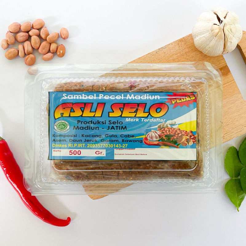 

Sambel Pecel Asli Selo Madiun LEGENDARIS Bumbu Pecel Instan 500Gram Pecel Pedas