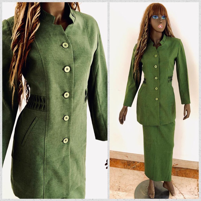 Set blazer rok panjang wanita, setelan blazer wanita kantor,setelan blazer kerja wanita